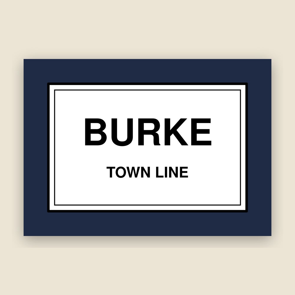 Burke Town Line Mug