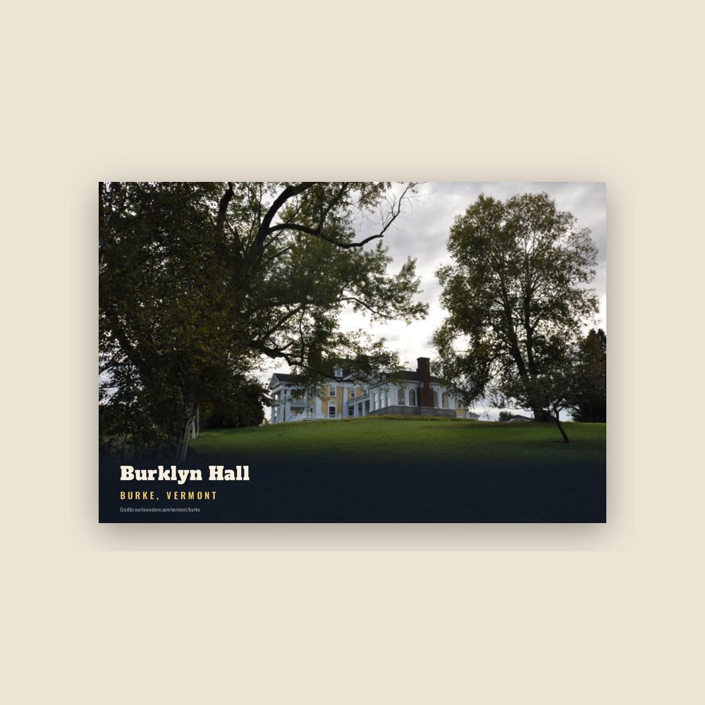 Burke Burklyn Hall Postcard
