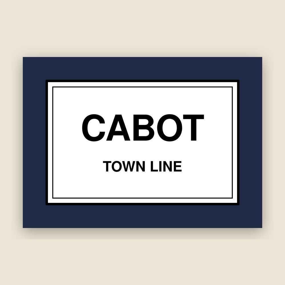 Cabot Town Line Mug
