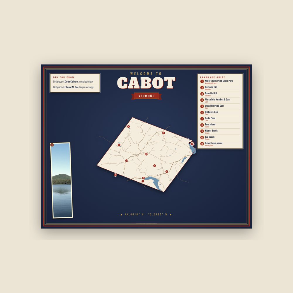 Cabot Map Placemat