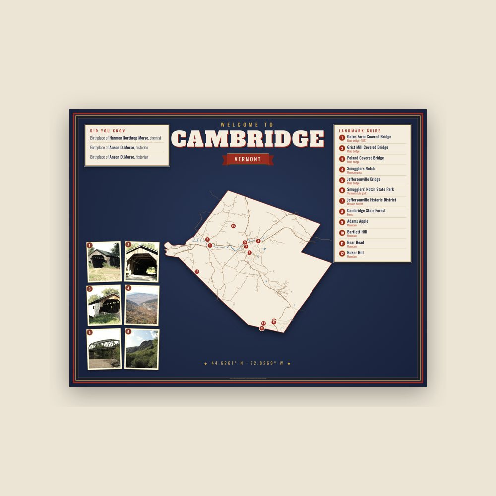 Cambridge Map Placemat