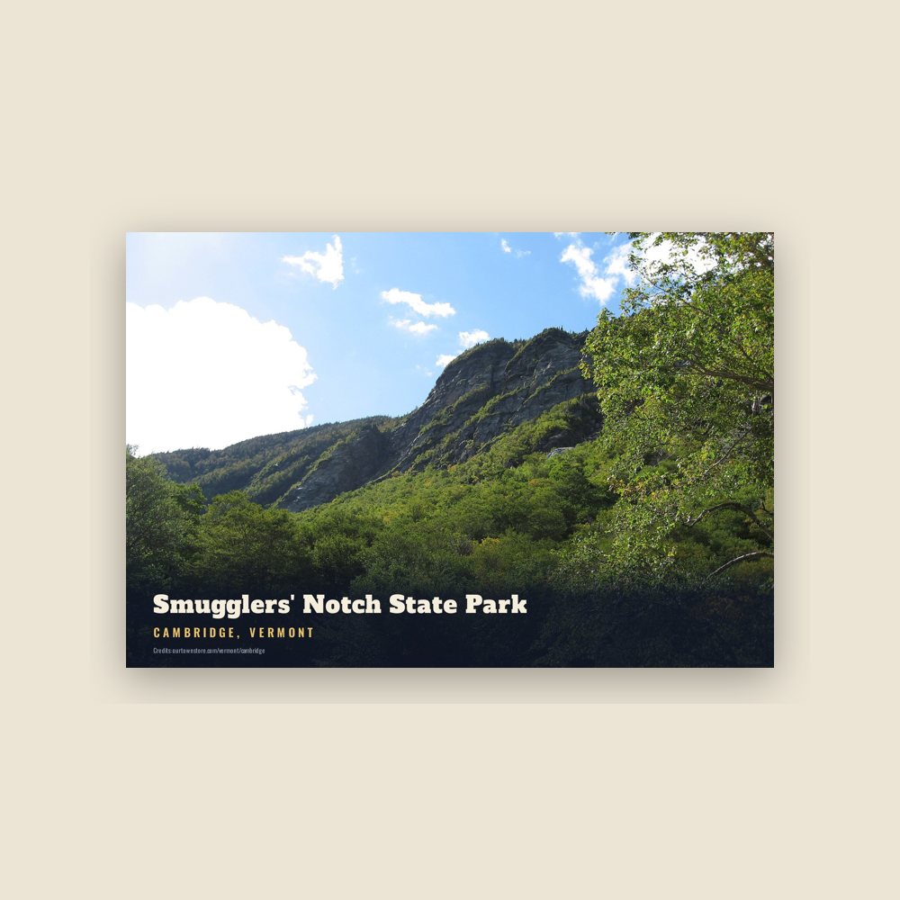 Cambridge Smugglers' Notch State Park Postcard
