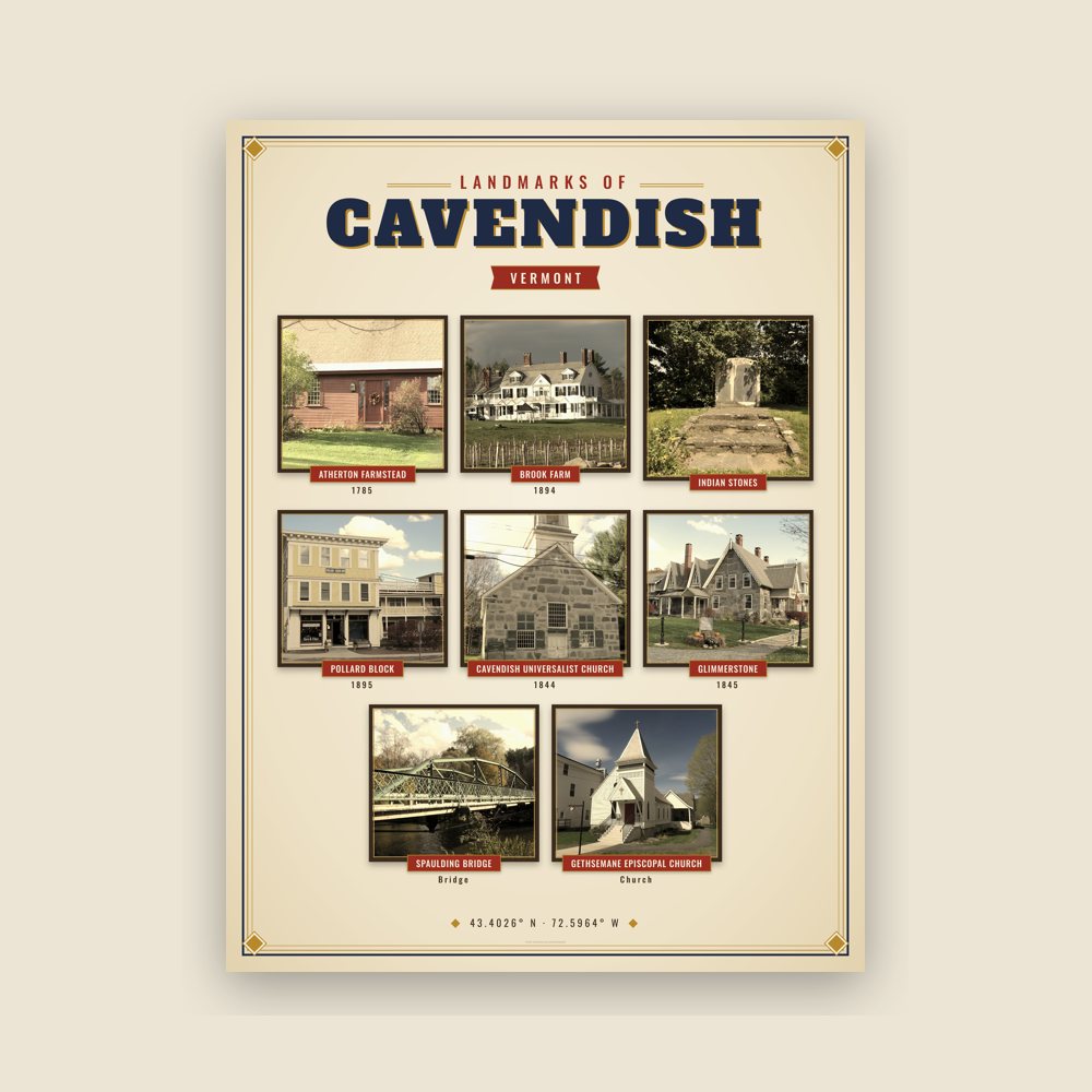 Cavendish Landmarks Photo Poster