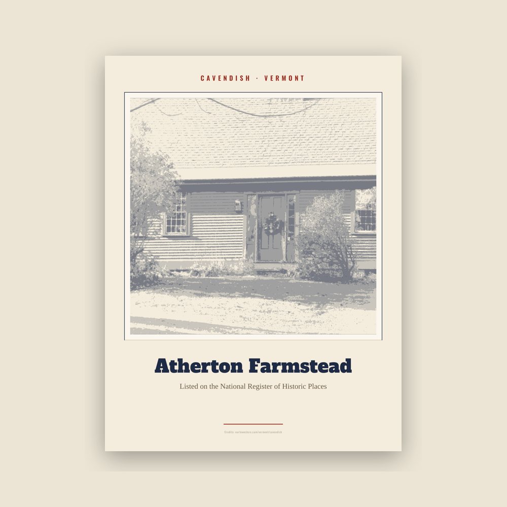 Cavendish Atherton Farmstead Landmark Print