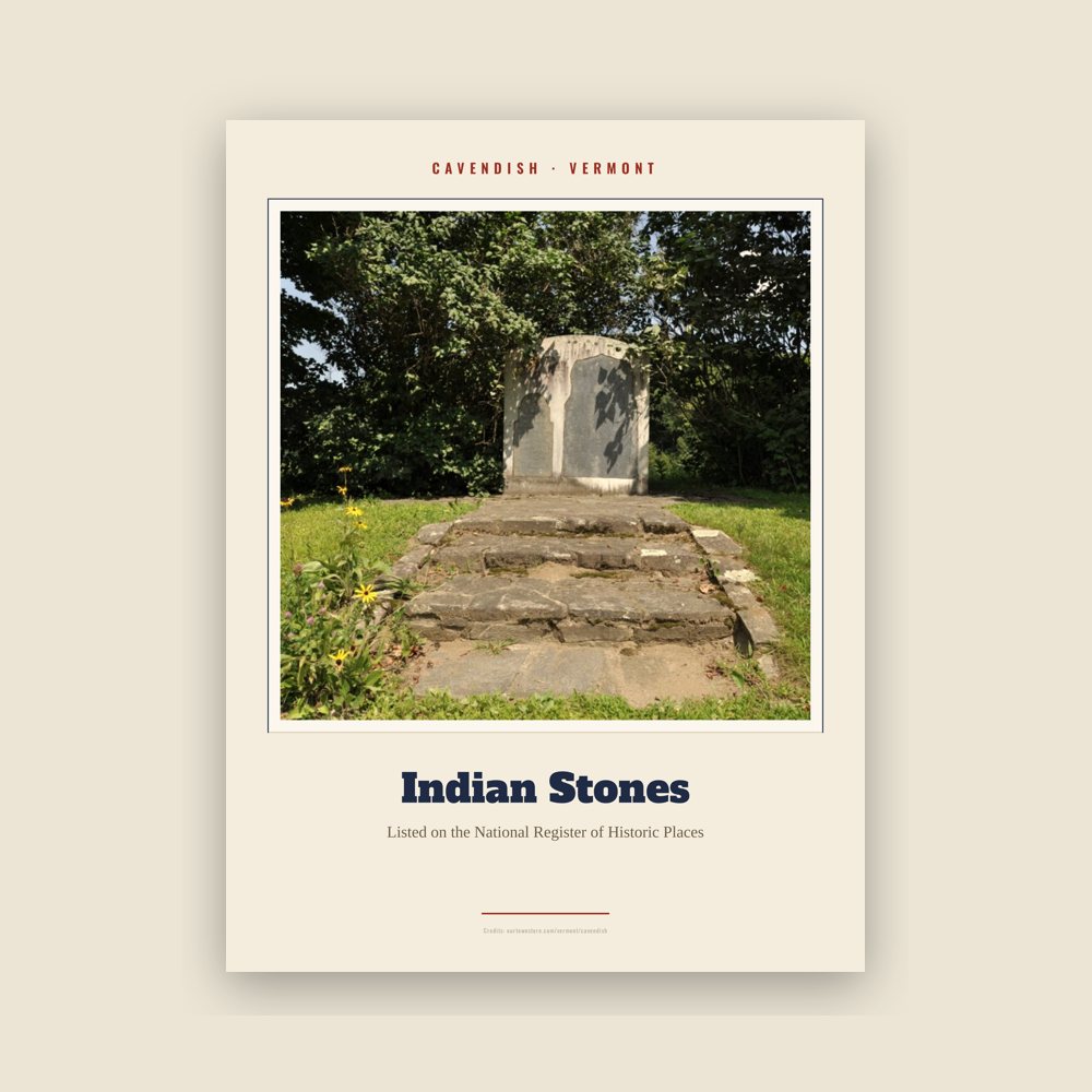Cavendish Indian Stones Landmark Print