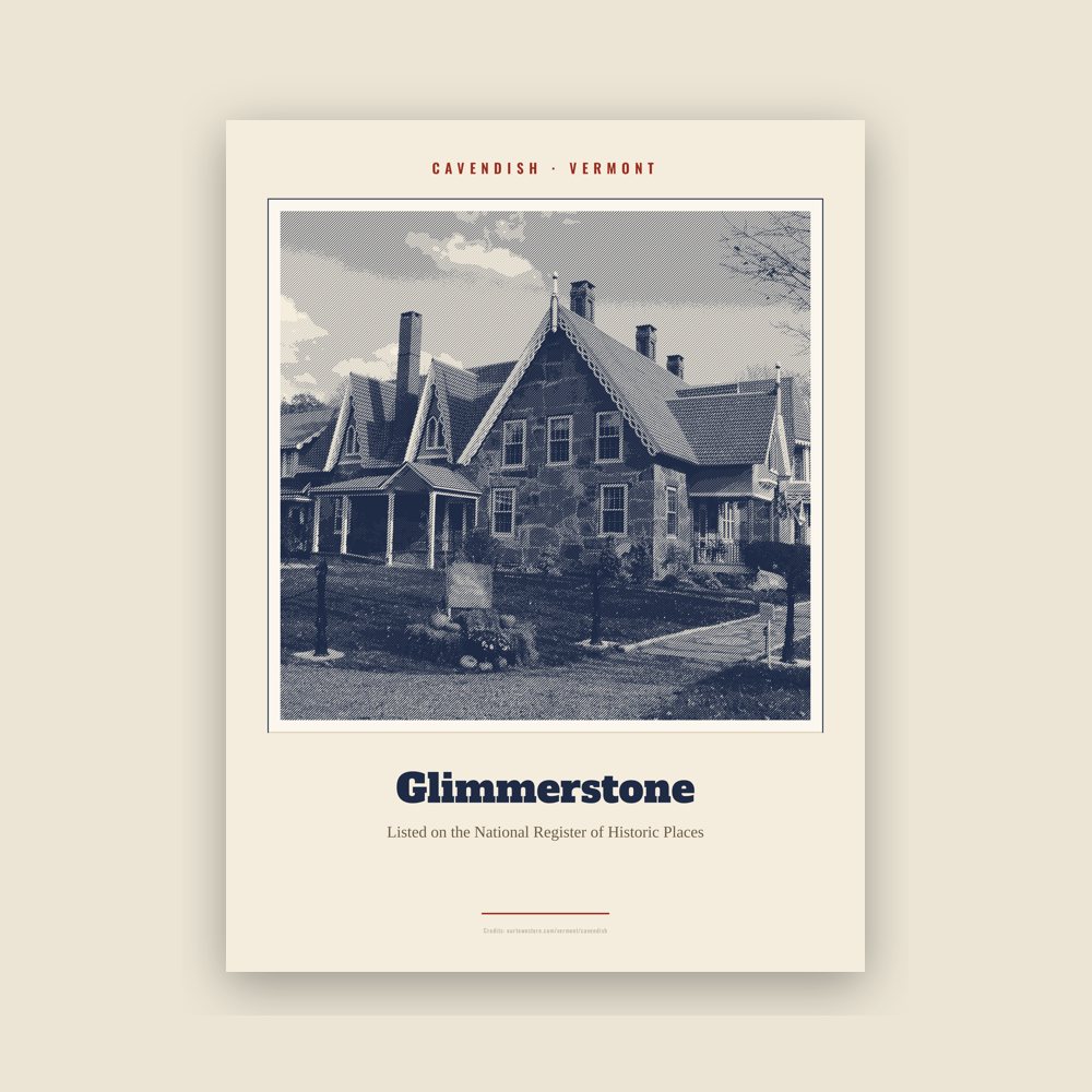 Cavendish Glimmerstone Landmark Print