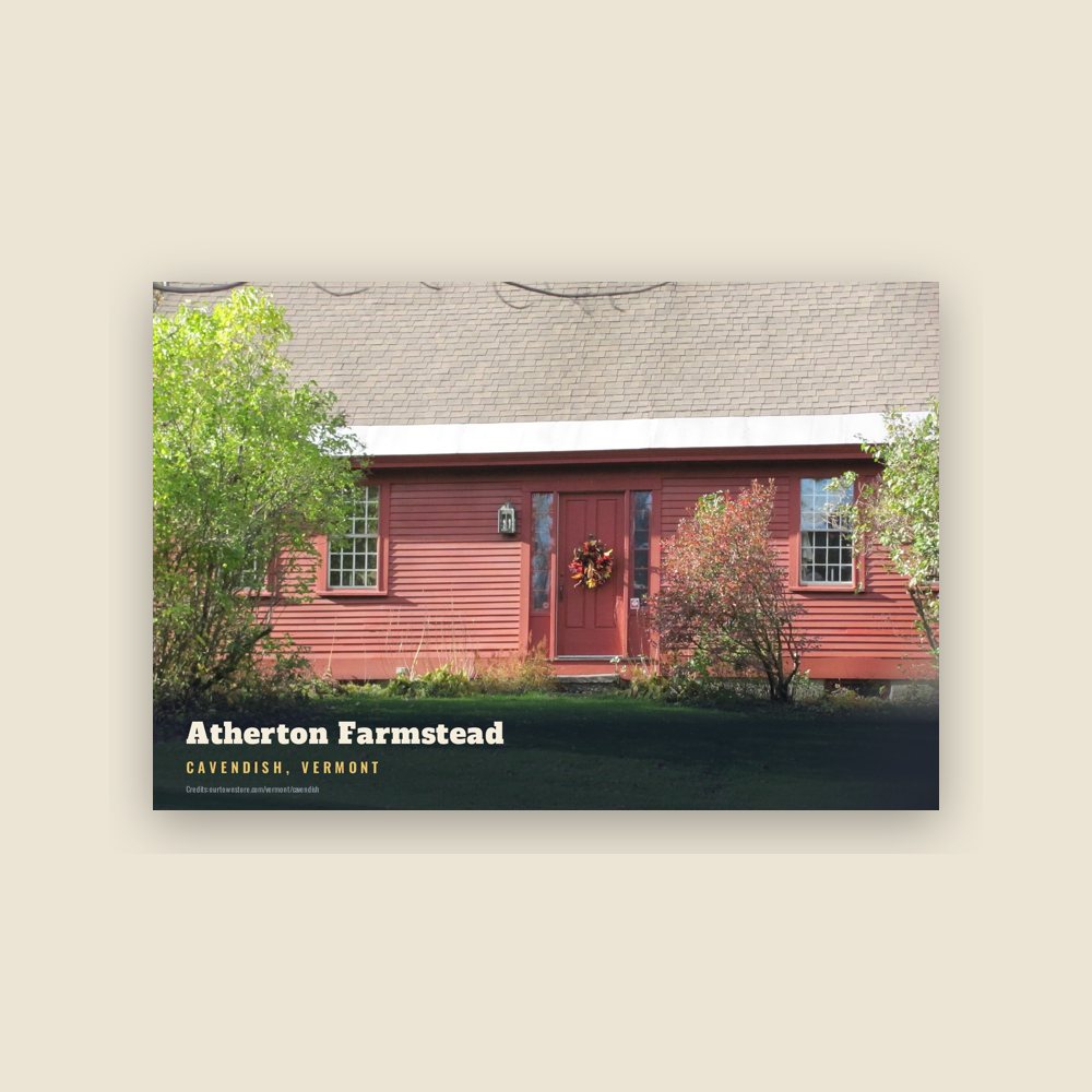 Cavendish Atherton Farmstead Postcard