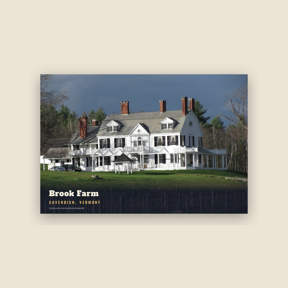 Cavendish Brook Farm Postcard