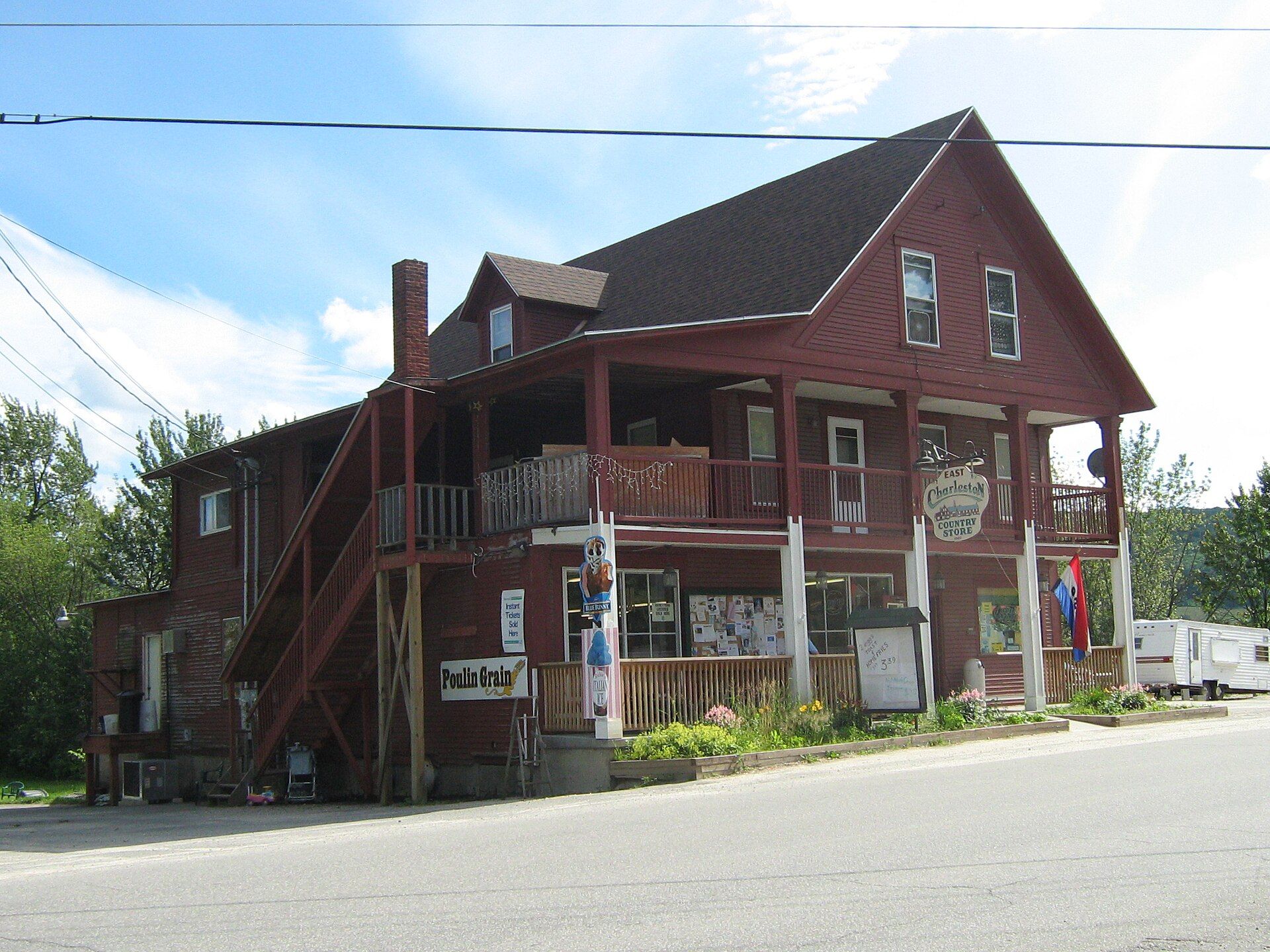 J. S. Sweeney Store, Barn, Livery and Hall, Charleston, Vermont