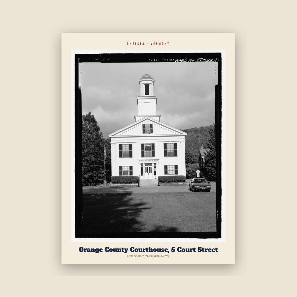 Chelsea Orange County Courthouse, 5 Court Street Archive Print