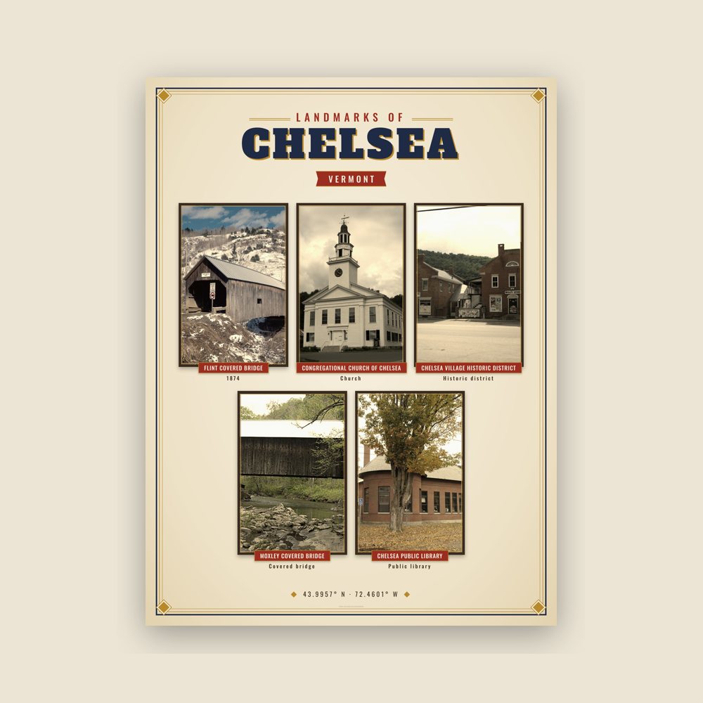 Chelsea Landmarks Photo Poster
