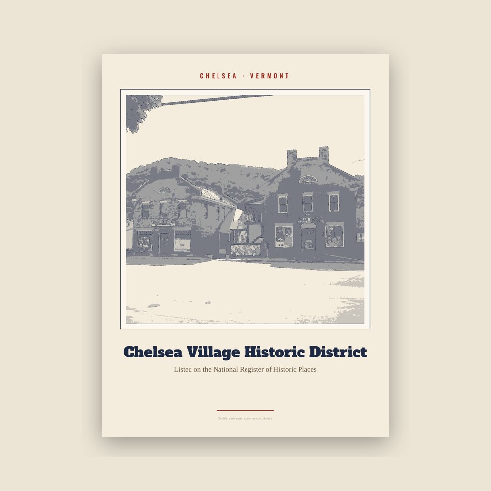 Chelsea Chelsea Village Historic District Landmark Print