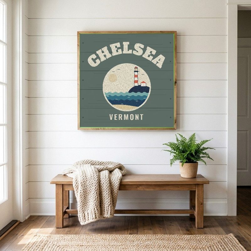 Chelsea Hometown Wood Sign