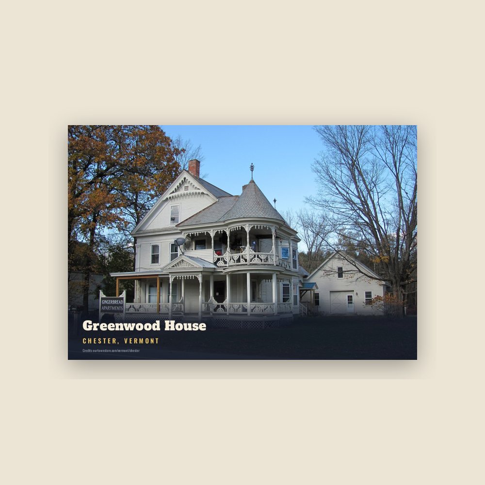 Chester Greenwood House Postcard