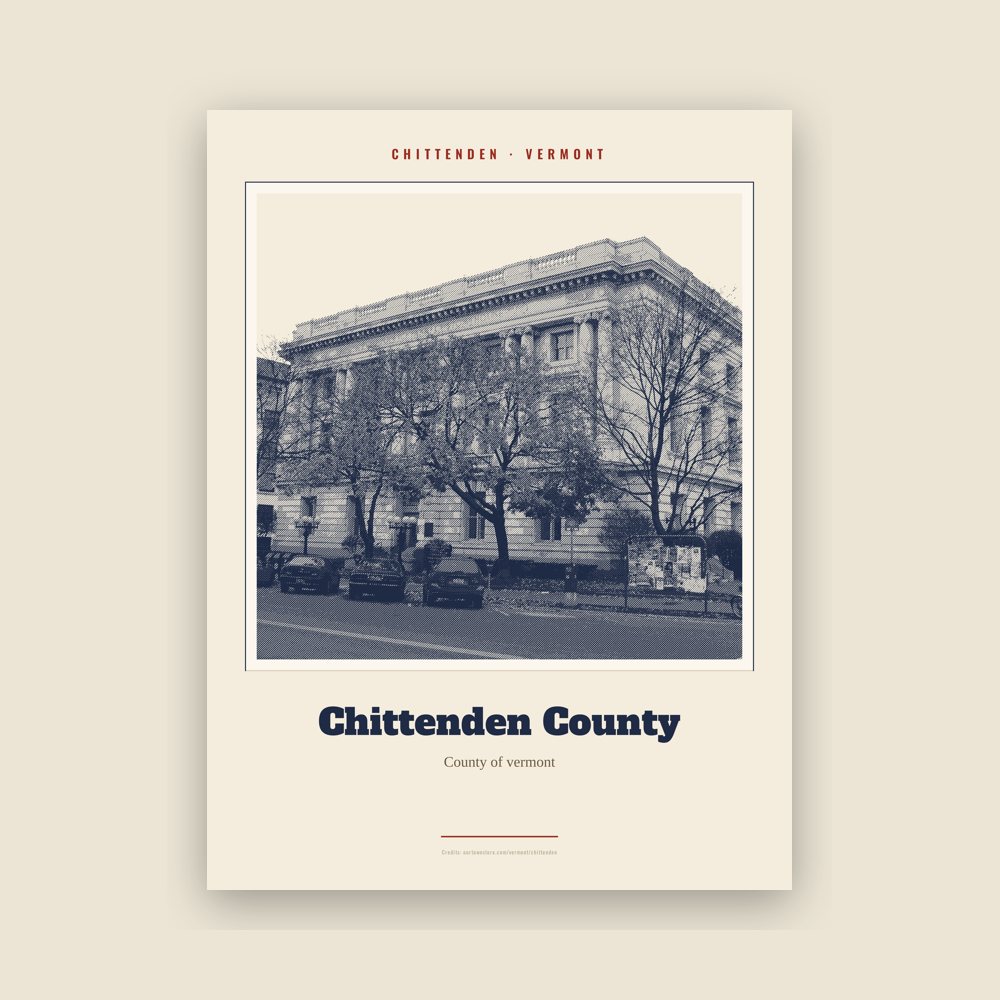 Chittenden Chittenden County Landmark Print