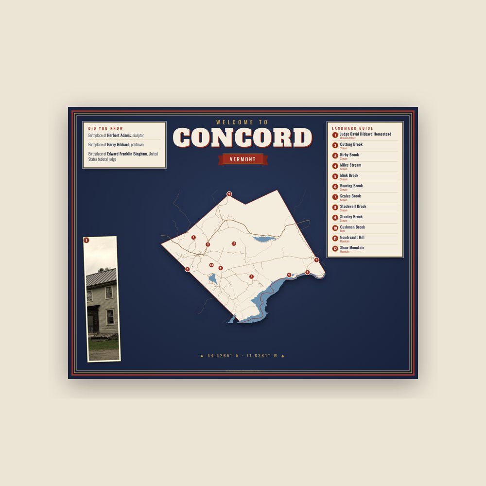 Concord Map Placemat
