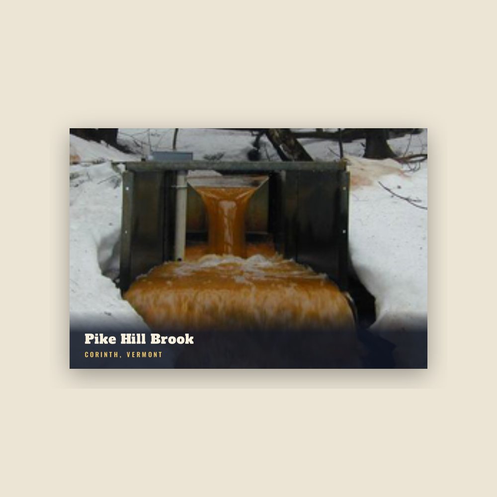 Corinth Pike Hill Brook Postcard