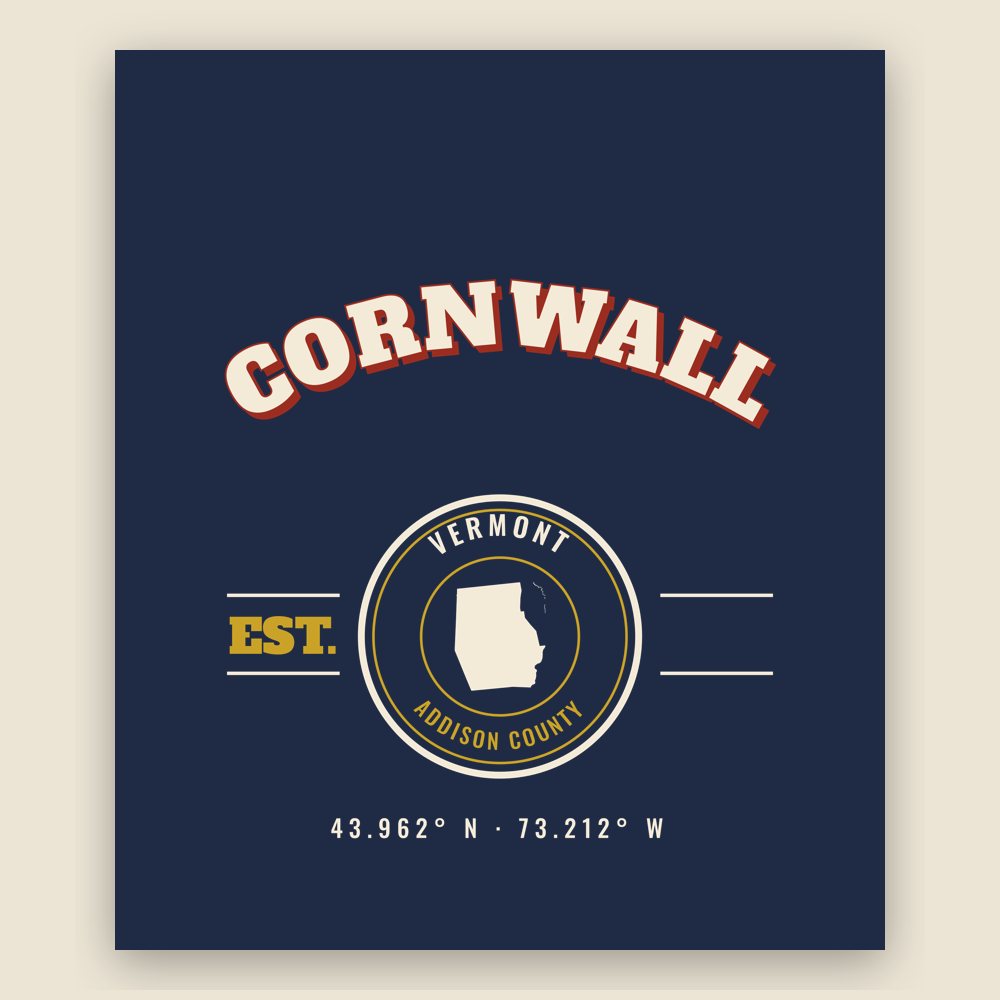Cornwall Varsity Crewneck