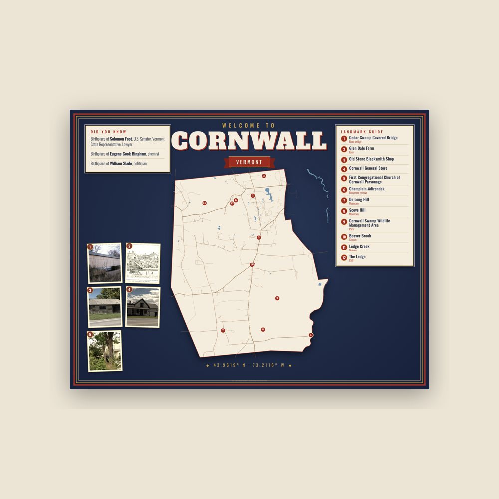 Cornwall Map Placemat