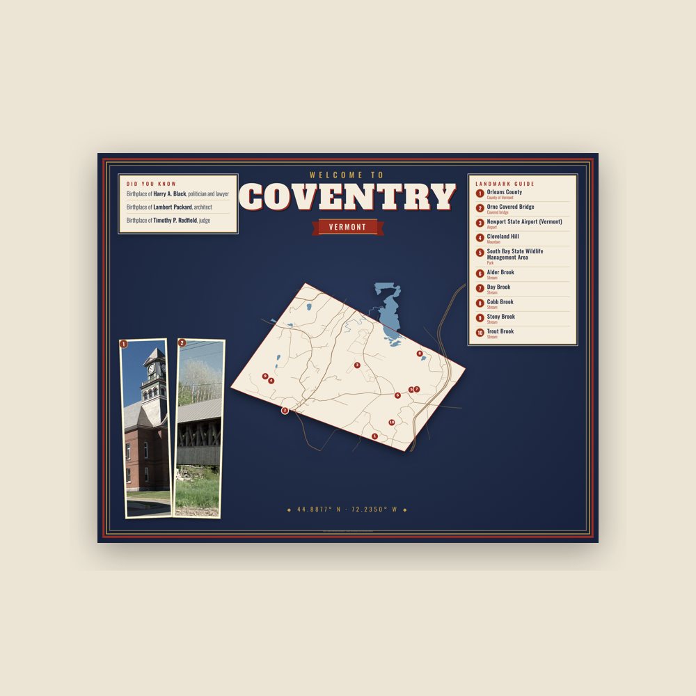 Coventry Map Placemat