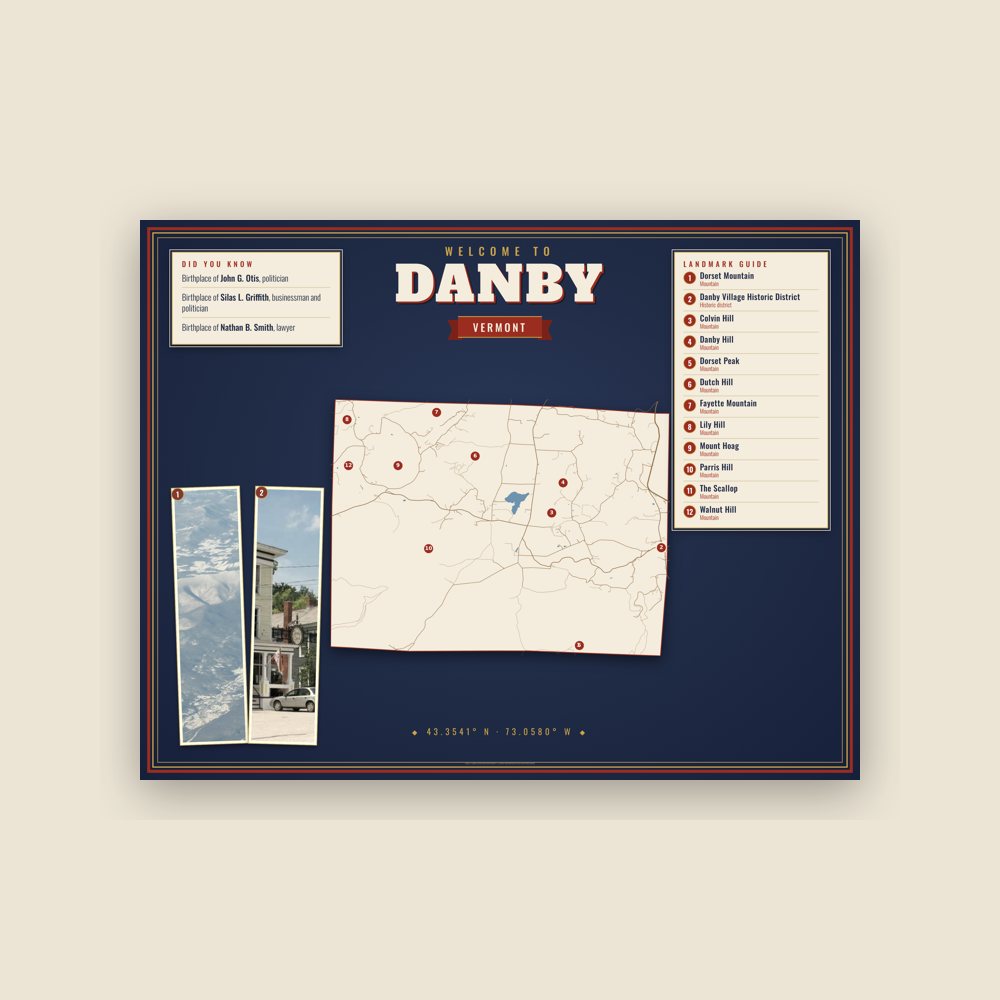 Danby Map Placemat