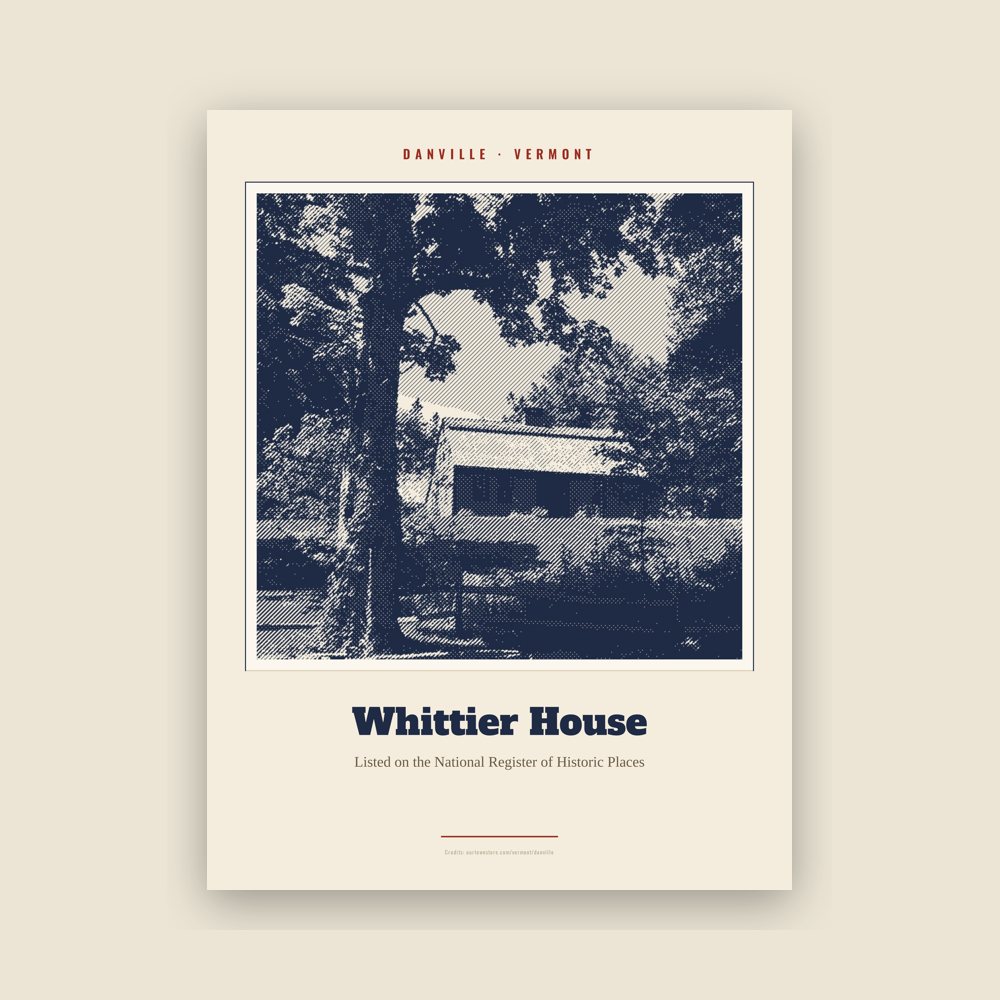 Danville Whittier House Landmark Print