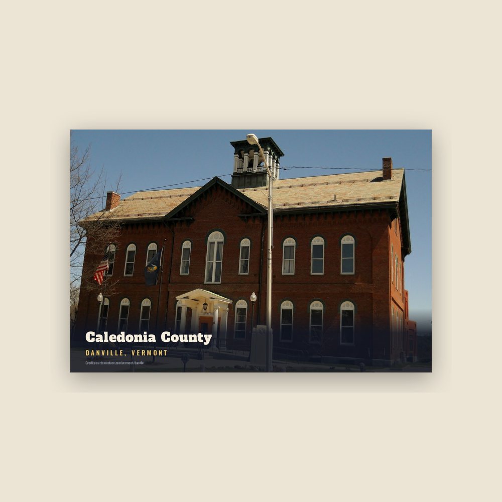 Danville Caledonia County Postcard
