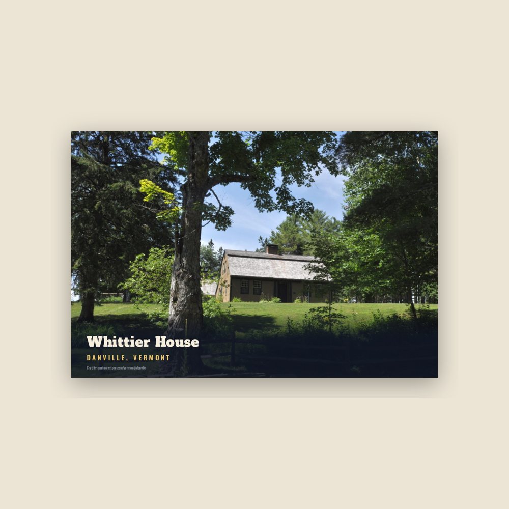 Danville Whittier House Postcard