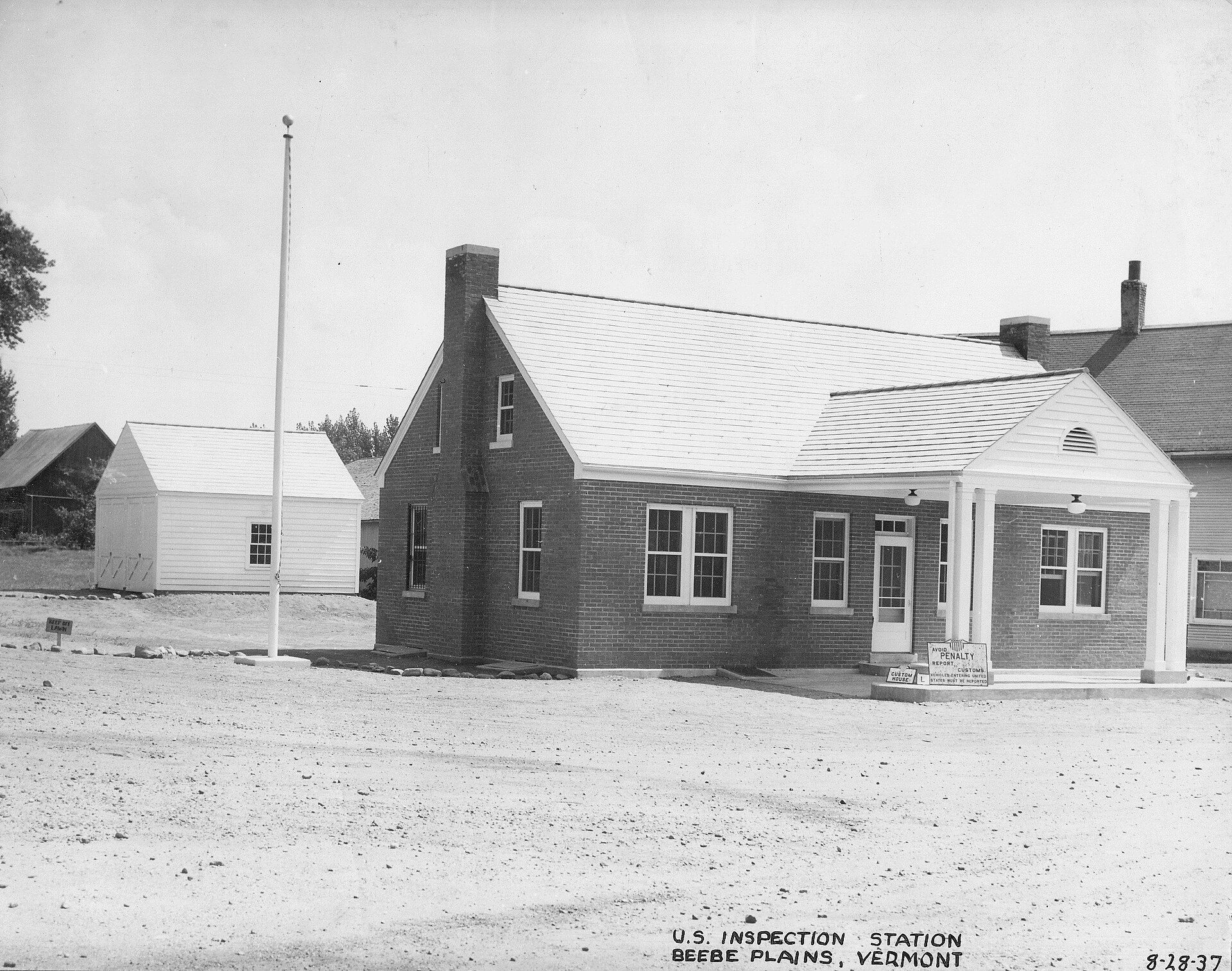 U.S. Inspection Station--Beebe Plain, Vermont, Derby, Vermont