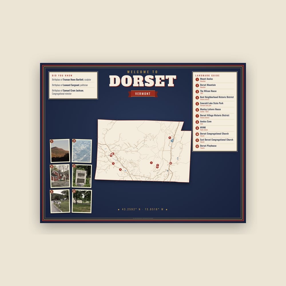 Dorset Map Placemat