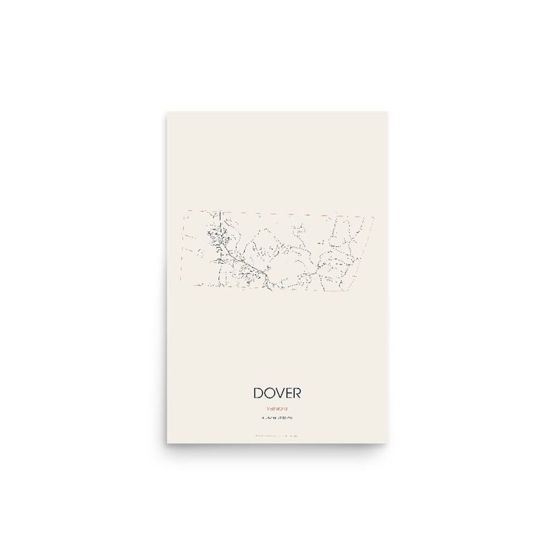 Dover Street Map Poster · Linen