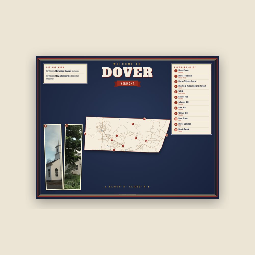 Dover Map Placemat