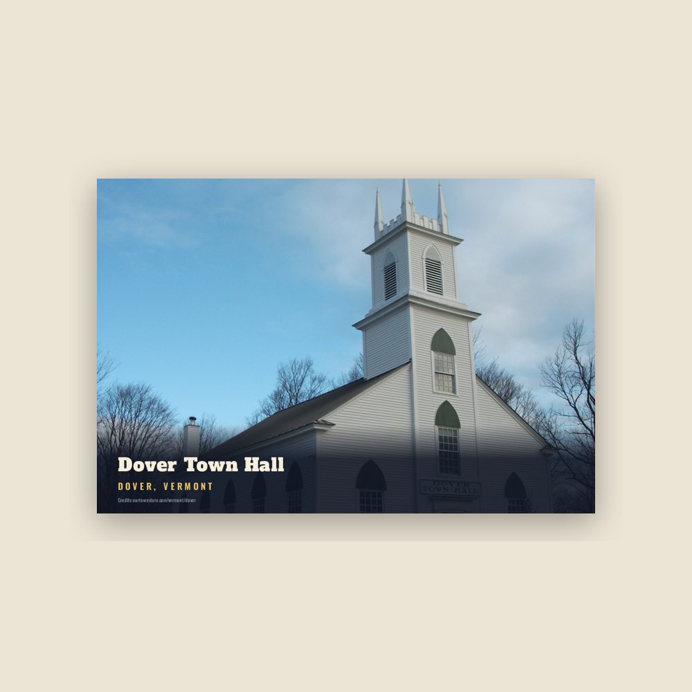 Dover Dover Town Hall Postcard