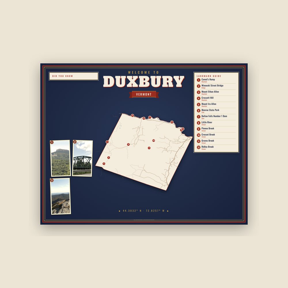 Duxbury Map Placemat
