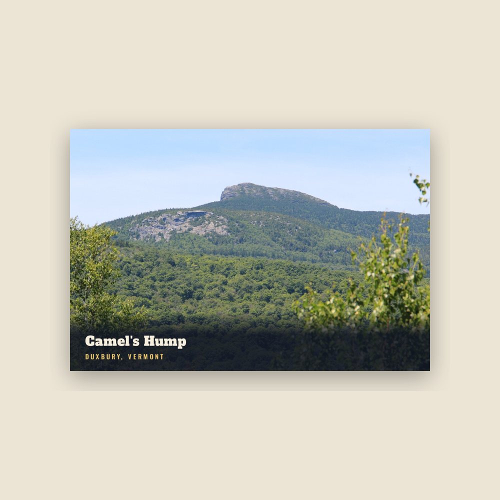 Duxbury Camel's Hump Postcard