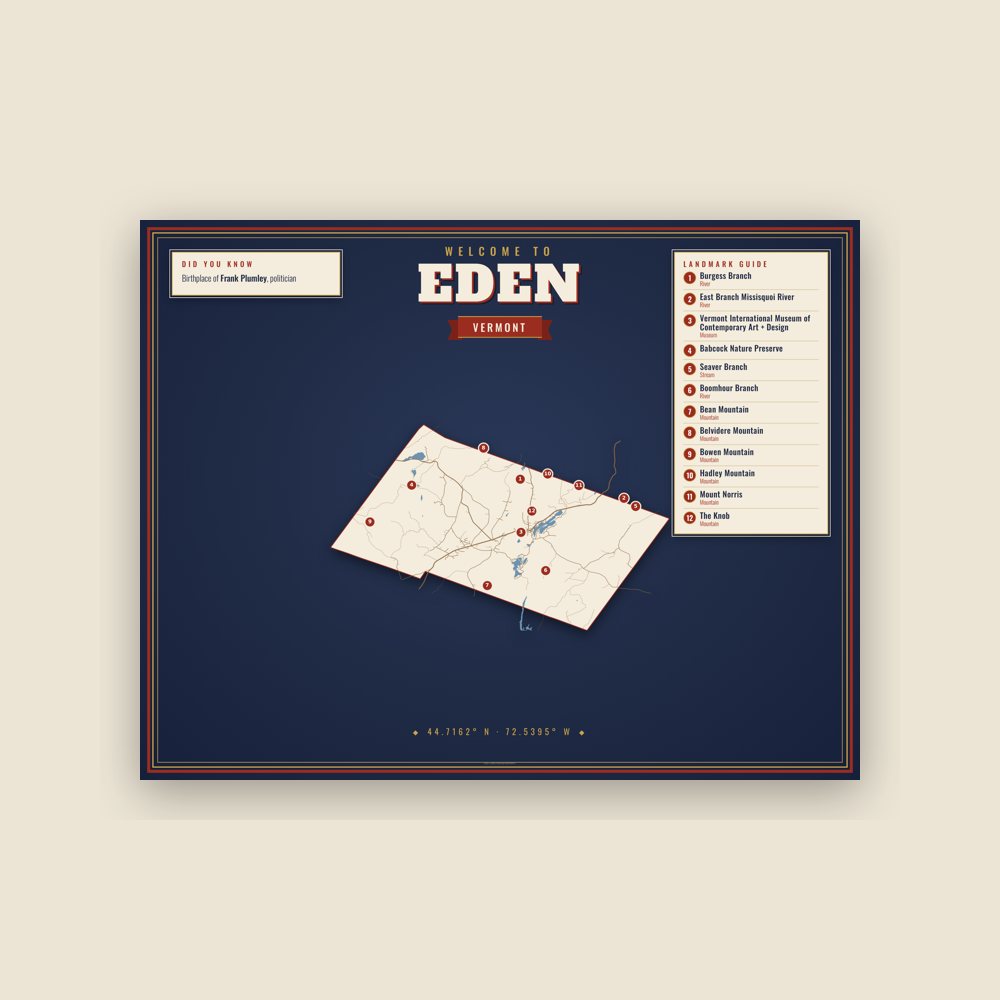 Eden Map Placemat