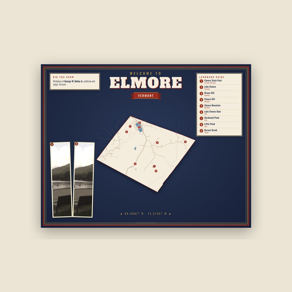 Elmore Map Placemat