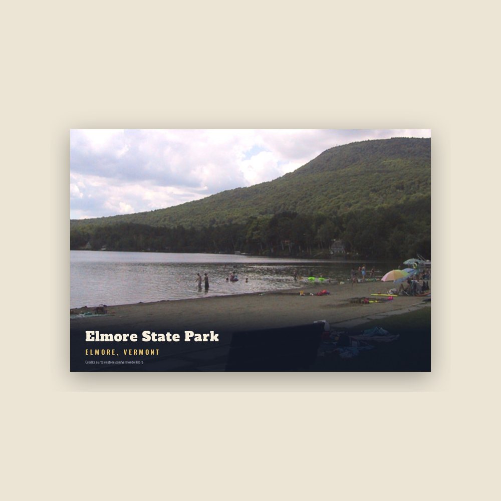 Elmore Elmore State Park Postcard
