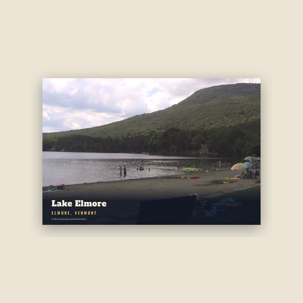 Elmore Lake Elmore Postcard