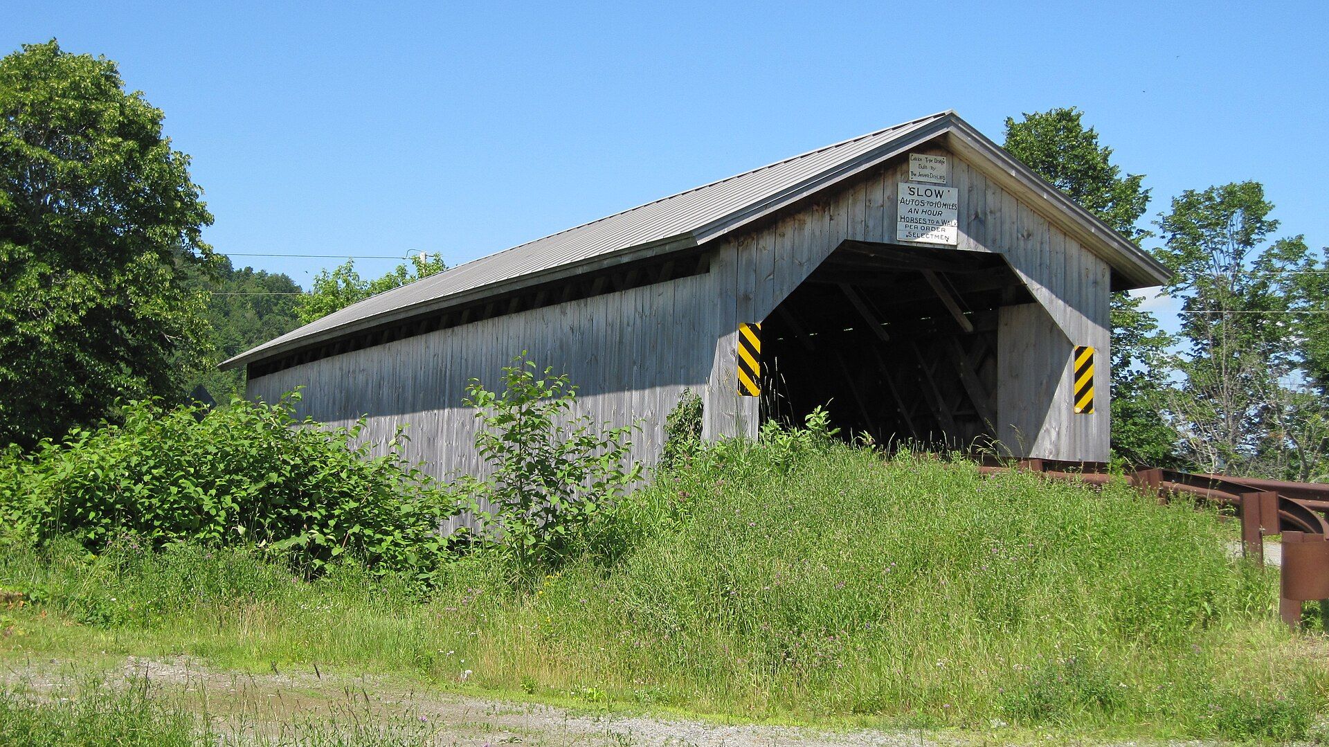 Hopkins Covered Bridge, Enosburgh, Vermont