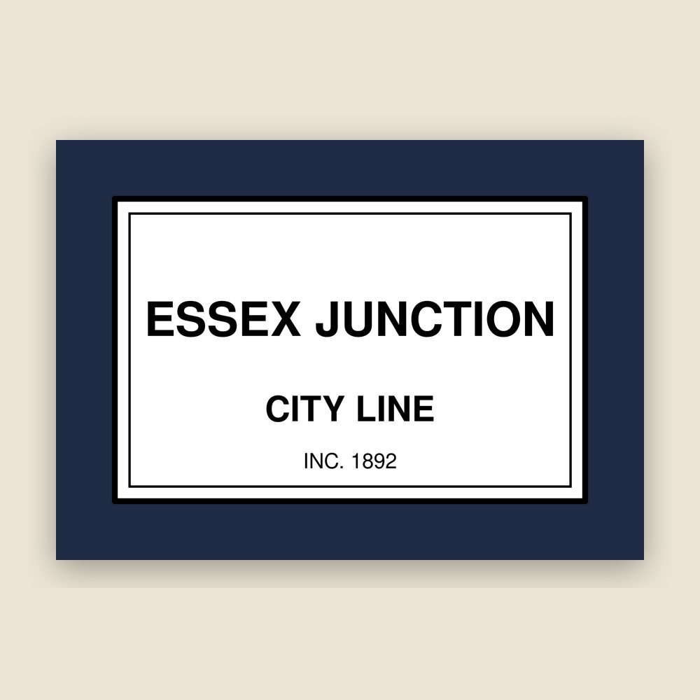 Essex Junction Cork Coaster