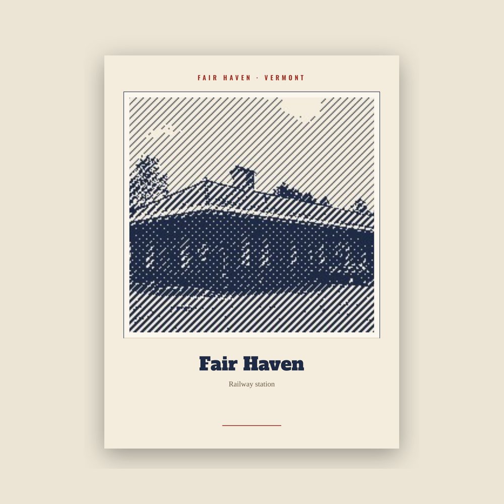 Fair Haven Fair Haven Landmark Print