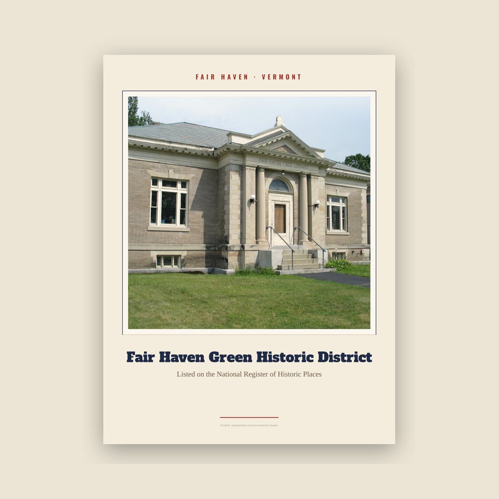 Fair Haven Fair Haven Green Historic District Landmark Print