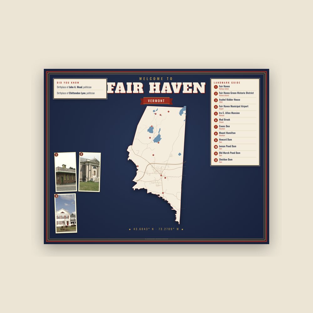 Fair Haven Map Placemat