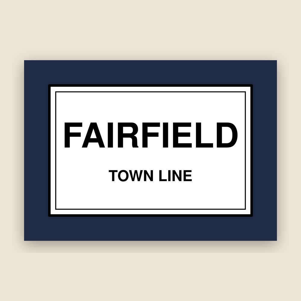 Fairfield Town Line Mug