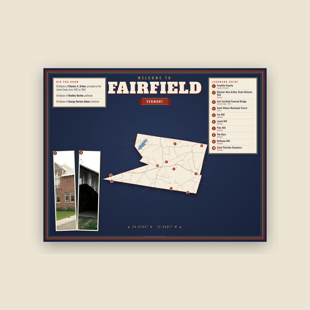 Fairfield Map Placemat