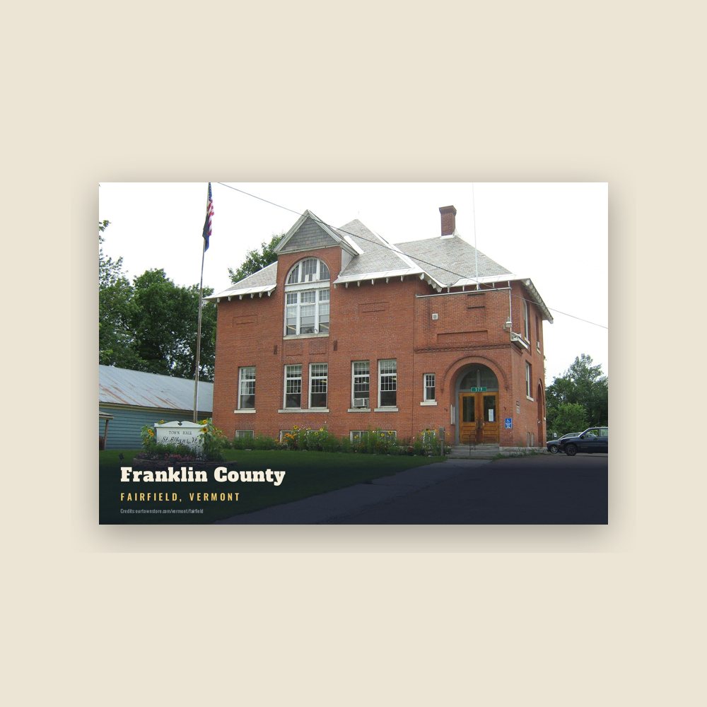 Fairfield Franklin County Postcard