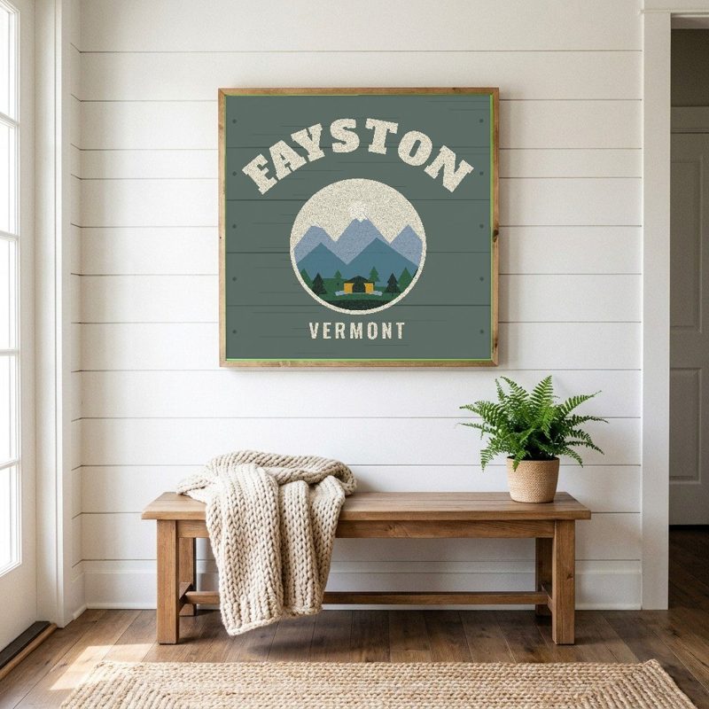 Fayston Hometown Wood Sign