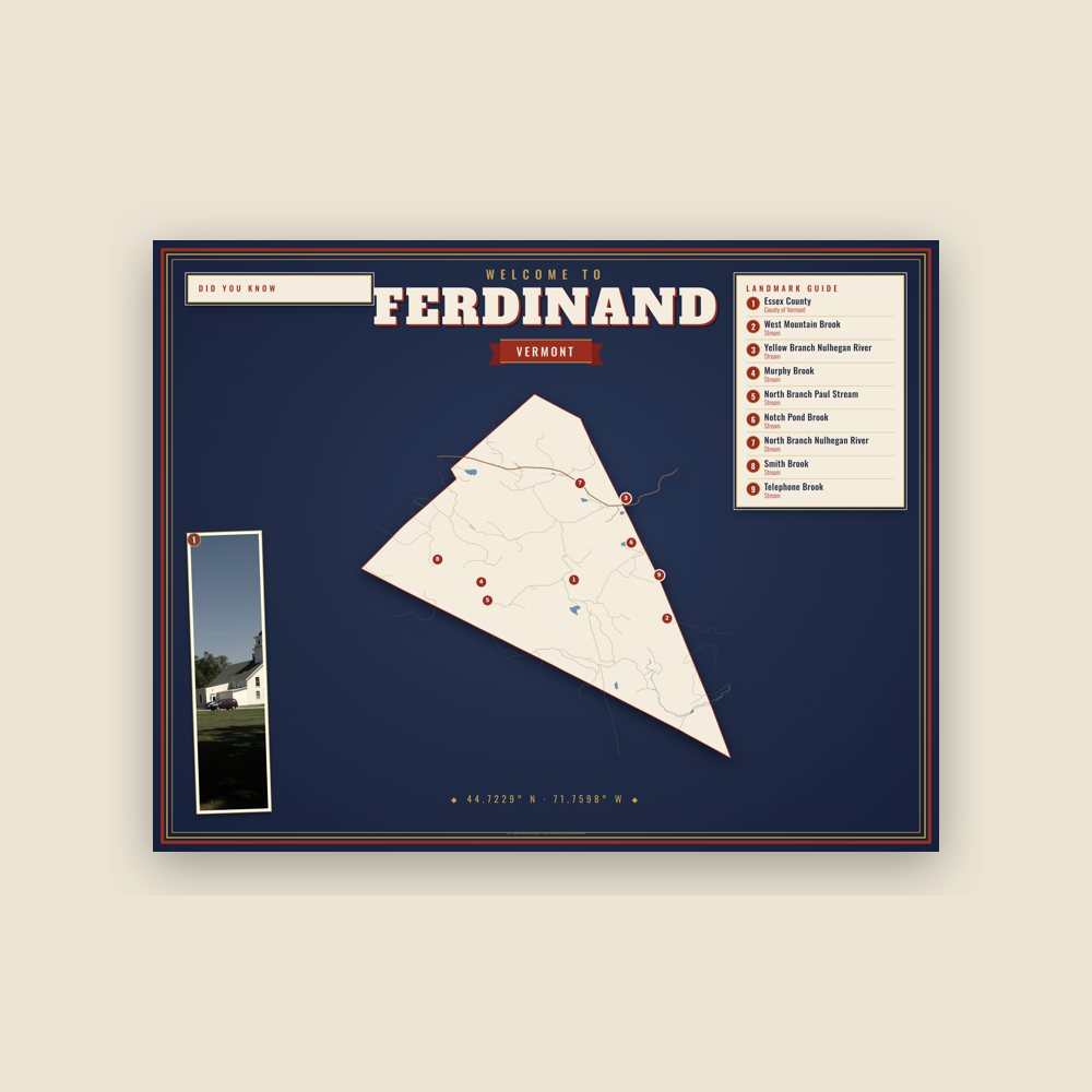 Ferdinand Map Placemat