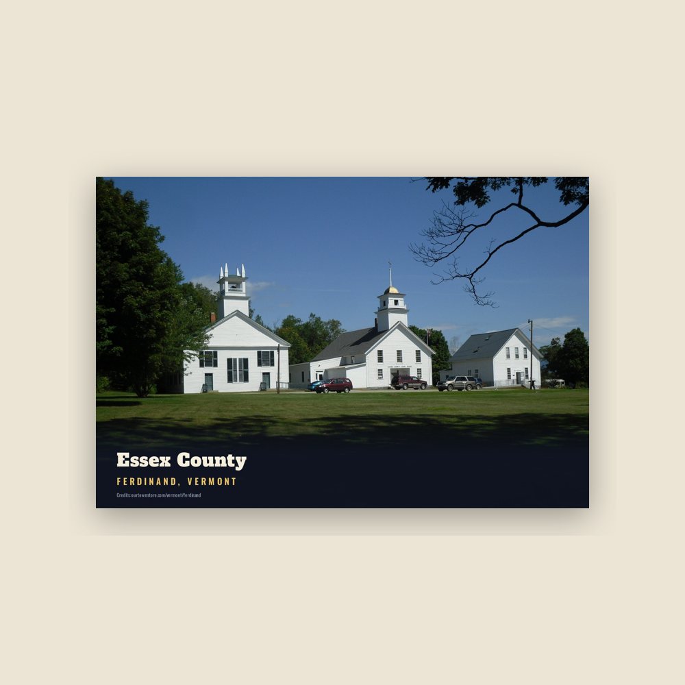 Ferdinand Essex County Postcard